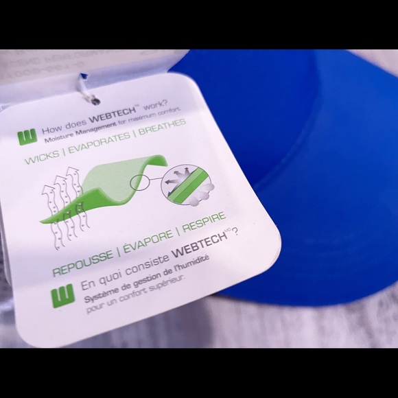 2/$20 Unisex Adjustable Ascend Meshback Ballcap Royal Blue White NWT - Picture 6 of 7